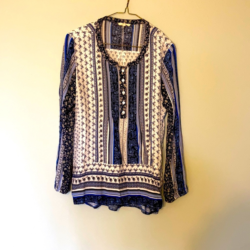 Cotton paisley top